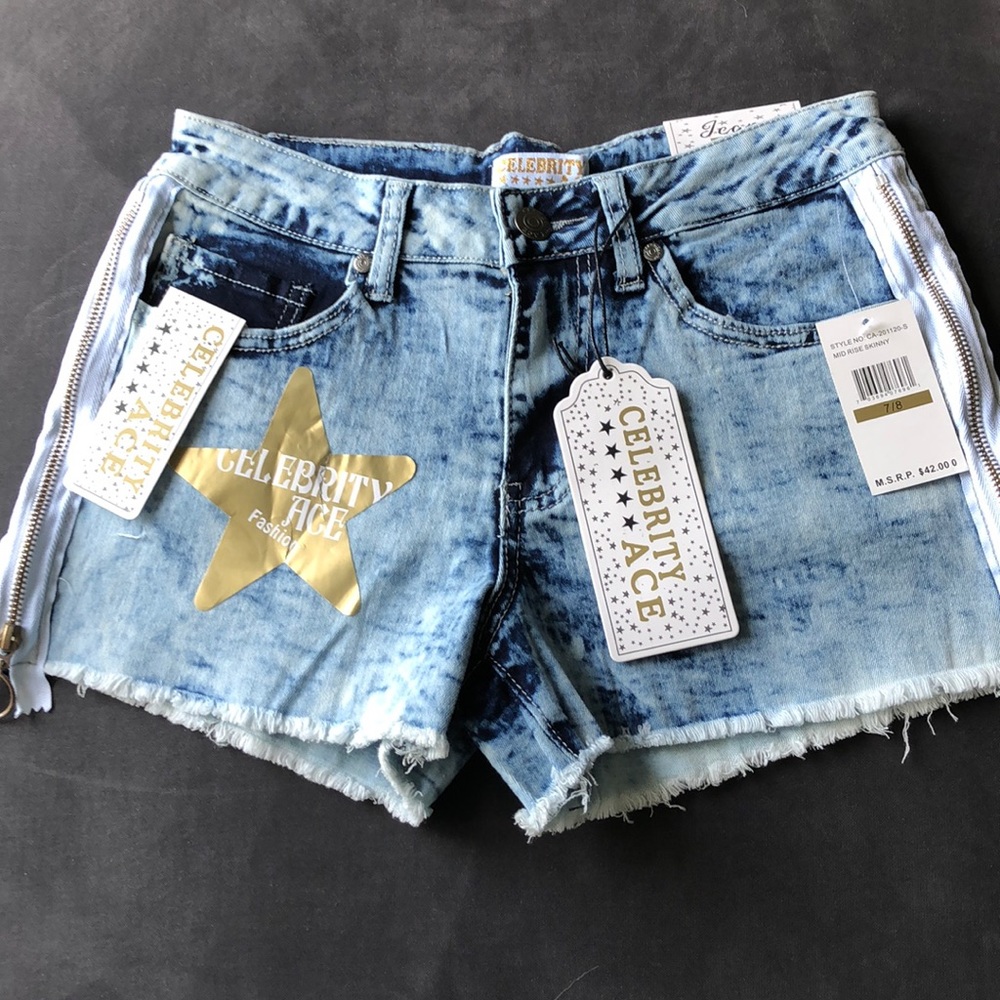 ❤️3X20 NWT CELEBRITY ACE JEANS SHORT | 8